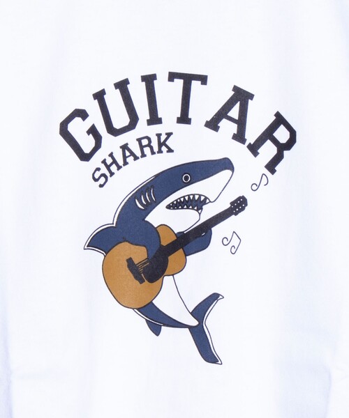 FREDY MAC（フレディーマック）の「【FREDYMAC/フレディマック】GUITAR SHARK オリジナルボディ プリントTシャツ（Tシャツ/カットソー・メンズ・アッシュグレー/ホワイト・L/M/S）」の6枚目の写真