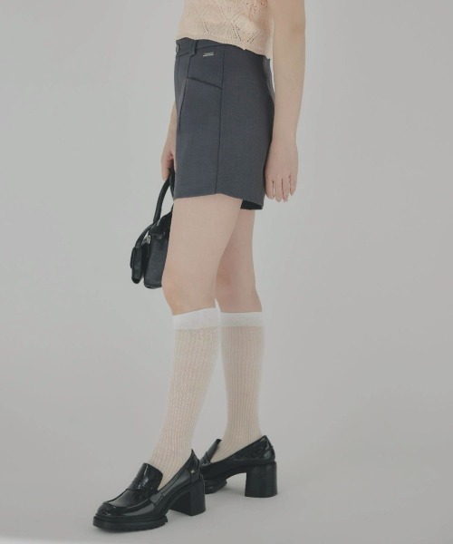 ECREL（エクレール）の「スラッシュポケットショートパンツ（その他パンツ・レディース・ブラック/グレー・FREE）」の13枚目の写真