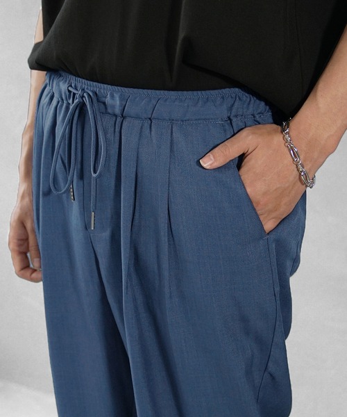 MinoriTY（マイノリティ）の「【MinoriTY】接触冷感テックリネンカーディガンセットアップ ロングカーディガン テーパードパンツ（セットアップ・メンズ・ブラウン/ブルー/ブラック/チャコール・M/S/L）」の17枚目の写真