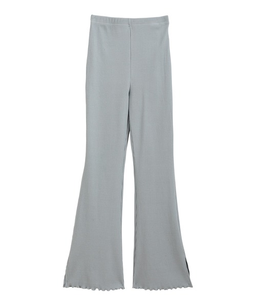 SUNFLOWER EIGHT(サンフラワーエイト)の「裾スリットリブパンツ(その他パンツ・レディース・ライラック/ライトブラウン/ブルーグレー/ブラック/ダークグレー・M/L)」の14枚目の写真