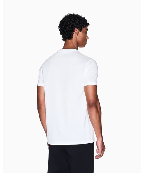 ARMANI EXCHANGE（アルマーニエクスチェンジ）の「【A|X アルマーニ エクスチェンジ】シャイニーボックスロゴ 半袖クルーネックTシャツ/REGULAR（Tシャツ/カットソー・メンズ・ホワイト/ライラック/ブラック・LARGE/MEDIUM/SMALL/X-LARGE/X-SMALL/XX-LARGE）」の12枚目の写真