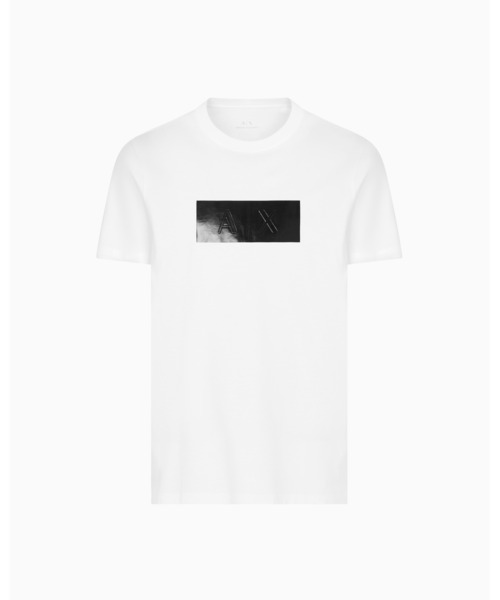 ARMANI EXCHANGE（アルマーニエクスチェンジ）の「【A|X アルマーニ エクスチェンジ】シャイニーボックスロゴ 半袖クルーネックTシャツ/REGULAR（Tシャツ/カットソー・メンズ・ホワイト/ライラック/ブラック・LARGE/MEDIUM/SMALL/X-LARGE/X-SMALL/XX-LARGE）」の10枚目の写真
