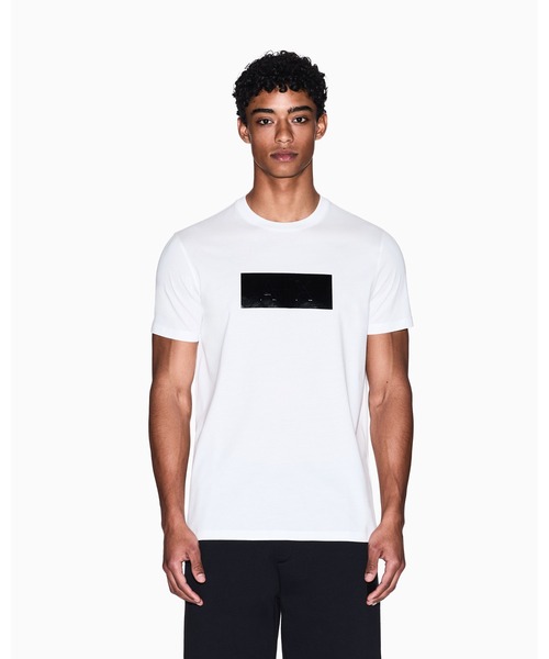 tシャツ 「A|X アルマーニ エクスチェンジ」ICON 半袖クルーネックTシャツ/BOY BOXY レディース ARMANI EXCHANGE tシャツ 「A|X アルマーニ エクスチェンジ