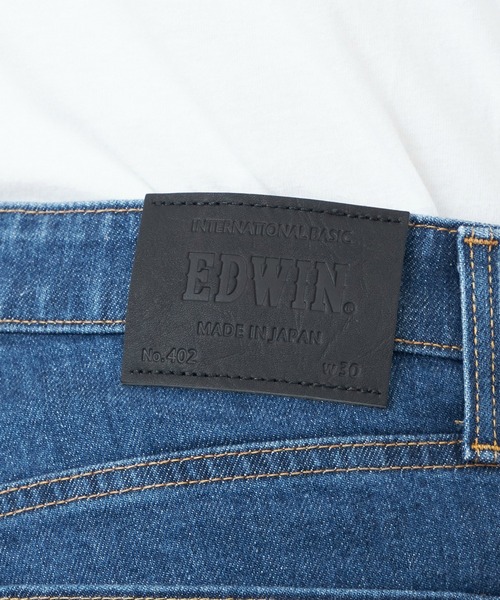 EDWIN(エドウィン)の「EDWIN エドウィン インターナショナルベーシック E402F スリムストレート ジーンズ デニムパンツ ストレッチ(デニムパンツ・メンズ・ブラック/ライトインディゴブルー/ベージュ/インディゴブルー・33/28/29/35/36/34/32/30/31)」の8枚目の写真