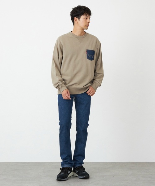 EDWIN(エドウィン)の「EDWIN エドウィン インターナショナルベーシック E402F スリムストレート ジーンズ デニムパンツ ストレッチ(デニムパンツ・メンズ・ブラック/ライトインディゴブルー/ベージュ/インディゴブルー・33/28/29/35/36/34/32/30/31)」の10枚目の写真