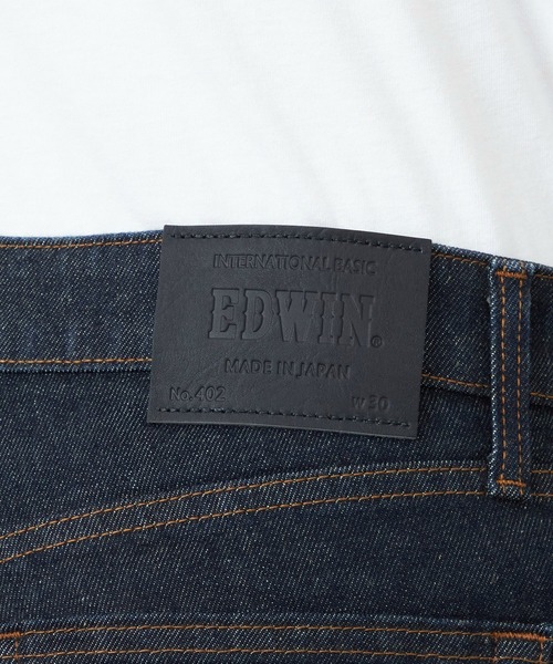 EDWIN(エドウィン)の「EDWIN エドウィン インターナショナルベーシック E402F スリムストレート ジーンズ デニムパンツ ストレッチ(デニムパンツ・メンズ・ブラック/ライトインディゴブルー/ベージュ/インディゴブルー・33/28/29/35/36/34/32/30/31)」の18枚目の写真