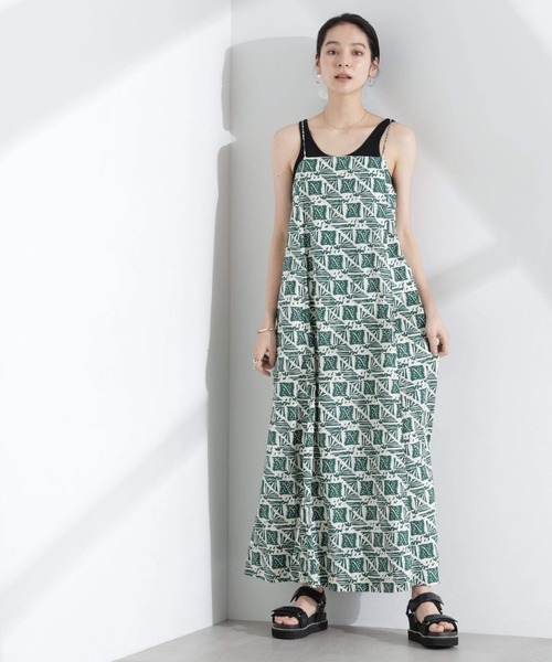 sara mallika（サラ マリカ）の「Sara mallika/COTTON POPLIN CAMI DRESS（ワンピース・レディース・グリーン・M）」の3枚目の写真