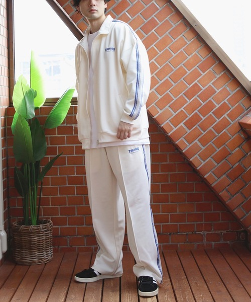 THRASHER（スラッシャー）の「THRASHER ジャージライントラックジャケット（ジャージ・メンズ・ブラック/オフホワイト/ベージュ・MEDIUM/LARGE/X-LARGE）」の12枚目の写真