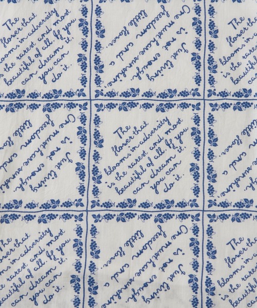 CUBE SUGAR（キューブシュガー）の「インドコットン総柄プリントギャザーパンツ（その他パンツ・レディース・ブルー系その他/ブラック系その他/ホワイト×ブルー/カラフル・M）」の13枚目の写真