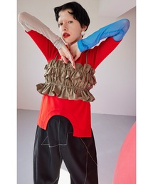 OMMO（オーエムエムオー）の「CIRCLE LAYERED BUSTIER（キャミソール）」