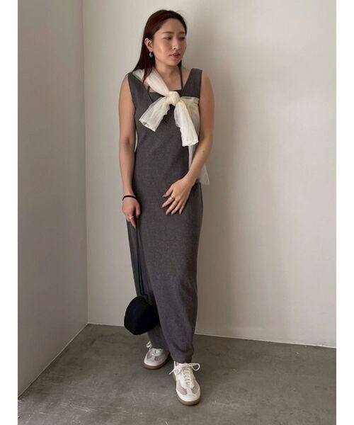 LAGUNAMOON(ラグナムーン)の「レイヤードデザインカットワンピース(ワンピース・レディース・ミント/ブラック/チャコールグレー・SMALL/MEDIUM)」の3枚目の写真