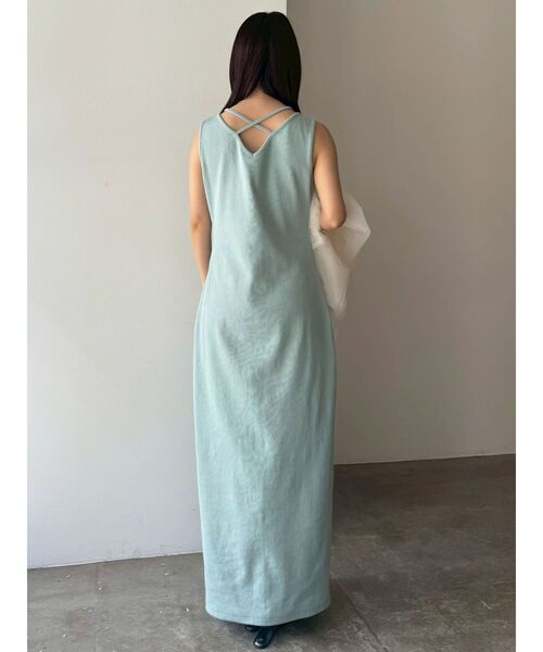 LAGUNAMOON(ラグナムーン)の「レイヤードデザインカットワンピース(ワンピース・レディース・ミント/ブラック/チャコールグレー・SMALL/MEDIUM)」の4枚目の写真