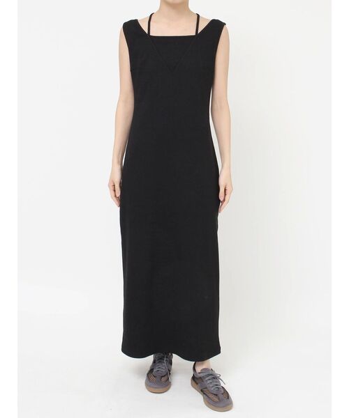 LAGUNAMOON(ラグナムーン)の「レイヤードデザインカットワンピース(ワンピース・レディース・ミント/ブラック/チャコールグレー・SMALL/MEDIUM)」の20枚目の写真