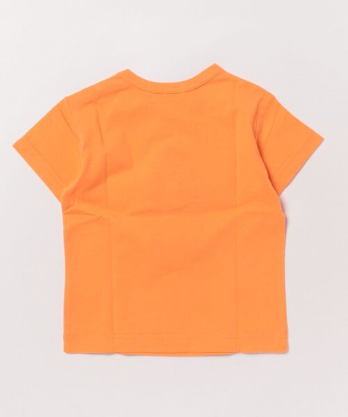 HAKKA BABY（ハッカベビー）の「[ベビー]アップリケTシャツ（Tシャツ/カットソー・キッズ・オレンジ/ブルー・L）」の3枚目の写真