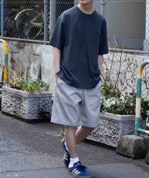 Dickies（ディッキーズ）の「【別注】Dickies ツイルハーフパンツ/ショートパンツ（デニムパンツ・メンズ・ブルー系/ベージュ/ライトグレー/グリーン/ブラック/ブルーグリーン/チャコールグレー/ネイビー系・S/M/L/XL/XXL）」の9枚目の写真