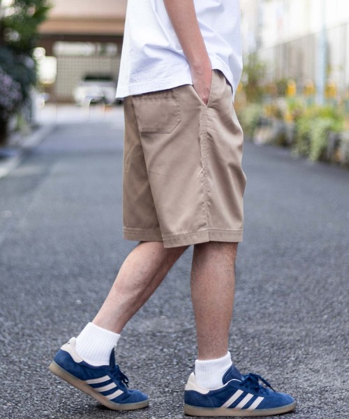 Dickies（ディッキーズ）の「【別注】Dickies ツイルハーフパンツ/ショートパンツ（デニムパンツ・メンズ・ブルー系/ベージュ/ライトグレー/グリーン/ブラック/ブルーグリーン/チャコールグレー/ネイビー系・S/M/L/XL/XXL）」の20枚目の写真