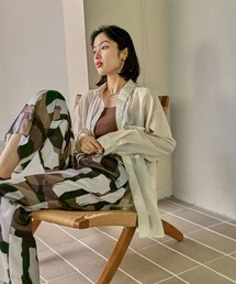 LEPSIM | シアー長袖シャツ 497152(シャツ/ブラウス)