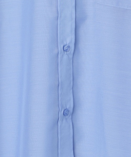 LEPSIM（レプシィム）の「シアー長袖シャツ　497152（シャツ/ブラウス・レディース・オフホワイト/ブルー/ブラック/ピンク/アイボリー/ブラウン・FREE）」の17枚目の写真