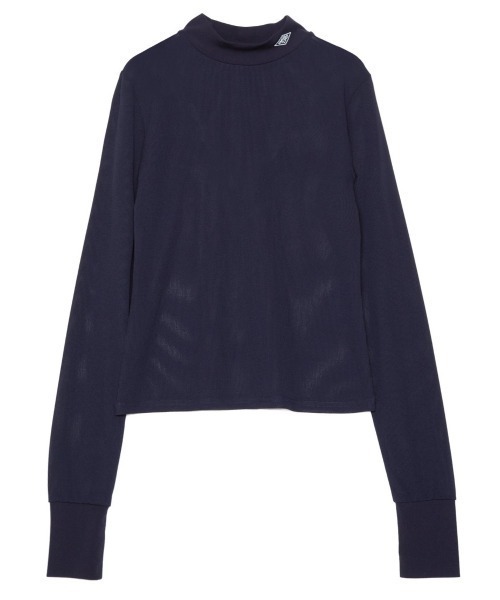 UMBRO(アンブロ)の「UMBRO HOUSE Sheer stripe L/S tops(アンブロハウス シアーストライプL/Sトップス)(Tシャツ/カットソー・レディース・ネイビー・FREE)」の1枚目の写真