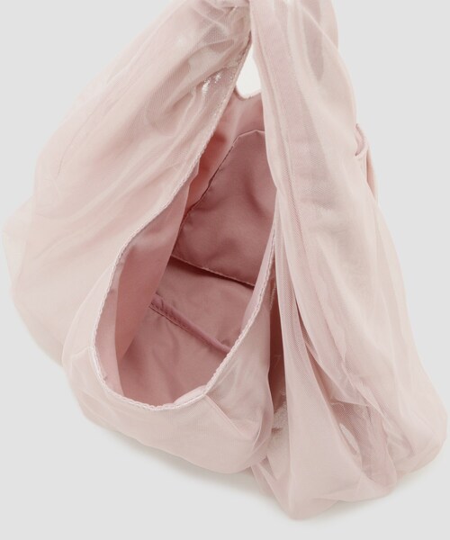 OPAQUE.CLIP（オペークドットクリップ）の「チュールレイヤードミドルショルダーバッグ（ショルダーバッグ・レディース・ピンク系/ブラック/シルバー・00）」の18枚目の写真