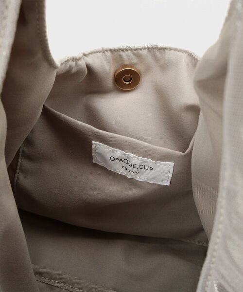 OPAQUE.CLIP（オペークドットクリップ）の「チュールレイヤードミドルショルダーバッグ（ショルダーバッグ・レディース・ピンク系/ブラック/シルバー・00）」の20枚目の写真