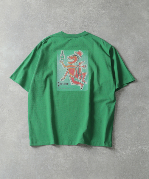 Savignac(サヴィニャック)の「SAVIGNAC サヴィニャック別注 French Company プリントTシャツ 1(Tシャツ/カットソー・メンズ・ブルー系その他/ホワイト系その他/ホワイト×ホワイト/アイボリー/ブラック系その他/ホワイト/ブラック/グリーン・X-LARGE/LARGE/MEDIUM)」の7枚目の写真