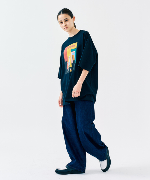 Savignac(サヴィニャック)の「SAVIGNAC サヴィニャック別注 French Company プリントTシャツ 1(Tシャツ/カットソー・メンズ・ブルー系その他/ホワイト系その他/ホワイト×ホワイト/アイボリー/ブラック系その他/ホワイト/ブラック/グリーン・X-LARGE/LARGE/MEDIUM)」の15枚目の写真