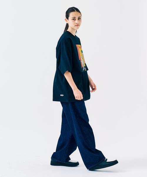 Savignac(サヴィニャック)の「SAVIGNAC サヴィニャック別注 French Company プリントTシャツ 1(Tシャツ/カットソー・メンズ・ブルー系その他/ホワイト系その他/ホワイト×ホワイト/アイボリー/ブラック系その他/ホワイト/ブラック/グリーン・X-LARGE/LARGE/MEDIUM)」の16枚目の写真