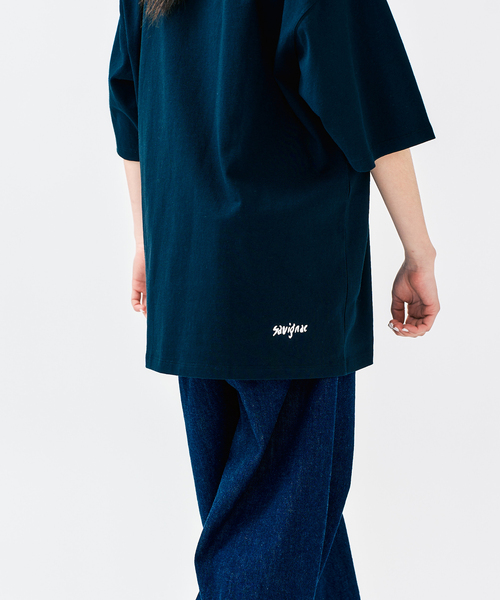 Savignac(サヴィニャック)の「SAVIGNAC サヴィニャック別注 French Company プリントTシャツ 1(Tシャツ/カットソー・メンズ・ブルー系その他/ホワイト系その他/ホワイト×ホワイト/アイボリー/ブラック系その他/ホワイト/ブラック/グリーン・X-LARGE/LARGE/MEDIUM)」の18枚目の写真