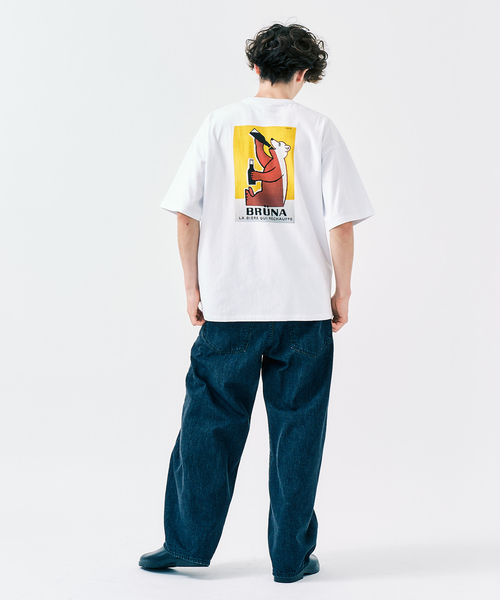 Savignac(サヴィニャック)の「SAVIGNAC サヴィニャック別注 French Company プリントTシャツ 1(Tシャツ/カットソー・メンズ・ブルー系その他/ホワイト系その他/ホワイト×ホワイト/アイボリー/ブラック系その他/ホワイト/ブラック/グリーン・X-LARGE/LARGE/MEDIUM)」の19枚目の写真