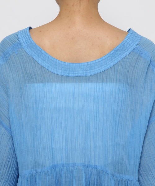 LEPSIM（レプシィム）の「2WAYギャザーチュニックワンピースSS　329950（チュニック・レディース・ブラック/オフホワイト/グリーン系その他/ブルー/ライトパープル・FREE）」の11枚目の写真