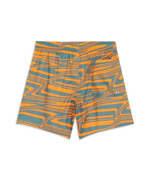 PUMA（プーマ）の「PUMA プーマ メンズ プーマ フォームストリップ ミッド スイム パンツ（水着・メンズ・ブルー系その他4/オレンジ系その他2・LARGE/MEDIUM/SMALL）」の4枚目の写真