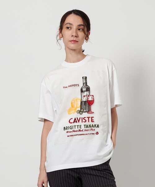 tシャツ 「別注」「THE NERDYS×BRIGITTE TANAKA」ショートスリーブ Tシャツ レディース 別注】＜THE NERDYS×BRIGITTE TANAKA＞ショートスリーブ Tシャツ