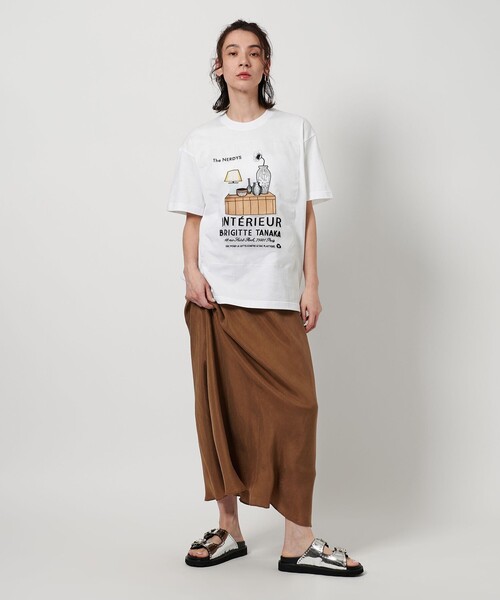 tシャツ 「別注」「THE NERDYS×BRIGITTE TANAKA」ショートスリーブ Tシャツ レディース NERDY tシャツ 「別注」「THE NERDYS×BRIGITTE TANAKA」ショート