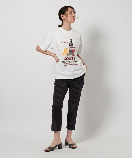 tシャツ 「別注」「THE NERDYS×BRIGITTE TANAKA」ショートスリーブ Tシャツ レディース セール】【別注】＜THE NERDYS×BRIGITTE TANAKA＞ショート