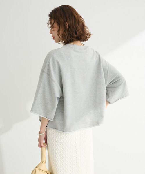 Sugar spoon(シュガースプーン)の「・SUGAR SPOON TORApt7分袖スウェット(スウェット・レディース・杢グレー/オフホワイト/チャコールグレー・FREE)」の9枚目の写真