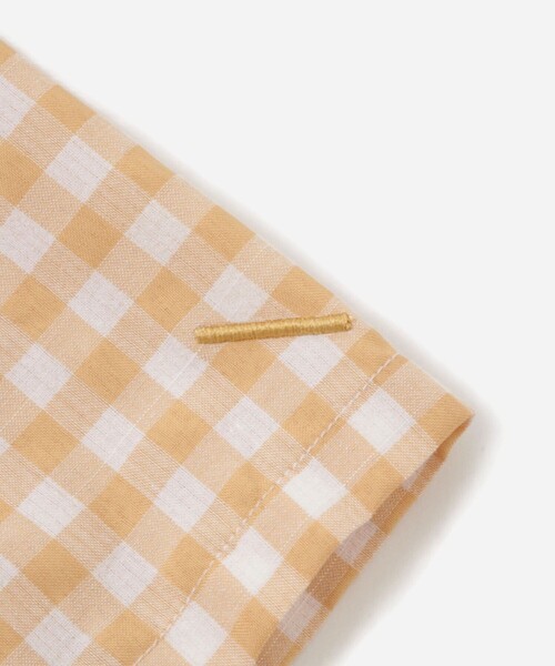 新品Hester Gingham Check Shirt Beige シャツ