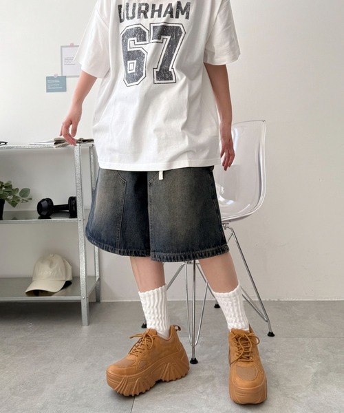 WEGO（ウィゴー）の「WEGO/ボリュームスニーカー（スニーカー・レディース・ホワイト/キャメル/シルバー/ブラック・MEDIUM/LARGE/SMALL）」の7枚目の写真