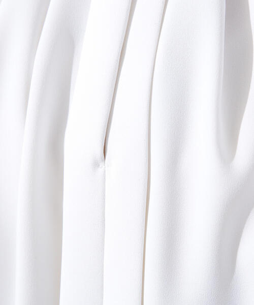 N.（N. Natural Beauty Basic）（エヌエヌナチュラルビューティーベーシック）の「フロントタックフレアスリーブブラウス（シャツ/ブラウス・レディース・ライトベージュ/オフホワイト/ブルー・MEDIUM）」の7枚目の写真