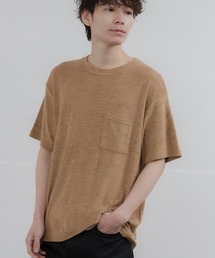 接触冷感 パイル 半袖Tシャツ