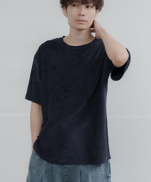 improves(インプローブス)の「接触冷感 パイル 半袖Tシャツ(Tシャツ/カットソー・メンズ・ホワイト/ピンク/ベージュ/ネイビー/ブラック・LARGE/X-LARGE/MEDIUM)」の5枚目の写真