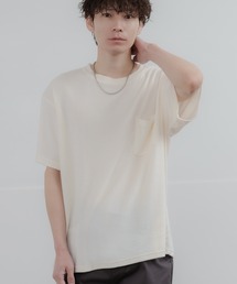 接触冷感 パイル 半袖Tシャツ