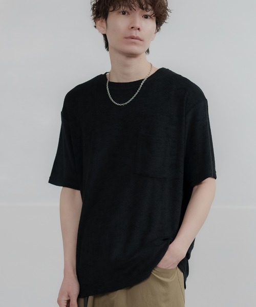 improves(インプローブス)の「接触冷感 パイル 半袖Tシャツ(Tシャツ/カットソー・メンズ・ホワイト/ピンク/ベージュ/ネイビー/ブラック・LARGE/X-LARGE/MEDIUM)」の3枚目の写真