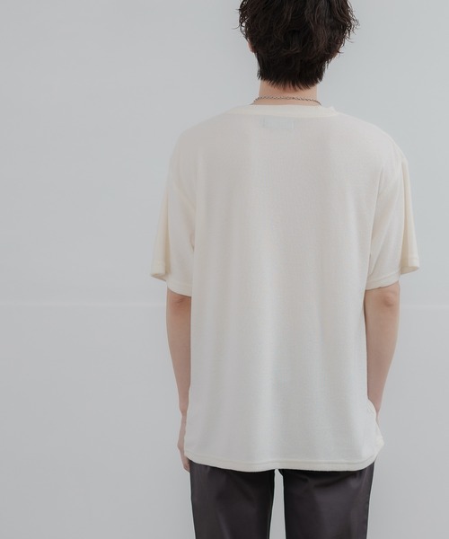 improves(インプローブス)の「接触冷感 パイル 半袖Tシャツ(Tシャツ/カットソー・メンズ・ホワイト/ピンク/ベージュ/ネイビー/ブラック・LARGE/X-LARGE/MEDIUM)」の7枚目の写真