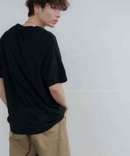 improves(インプローブス)の「接触冷感 パイル 半袖Tシャツ(Tシャツ/カットソー・メンズ・ホワイト/ピンク/ベージュ/ネイビー/ブラック・LARGE/X-LARGE/MEDIUM)」の10枚目の写真