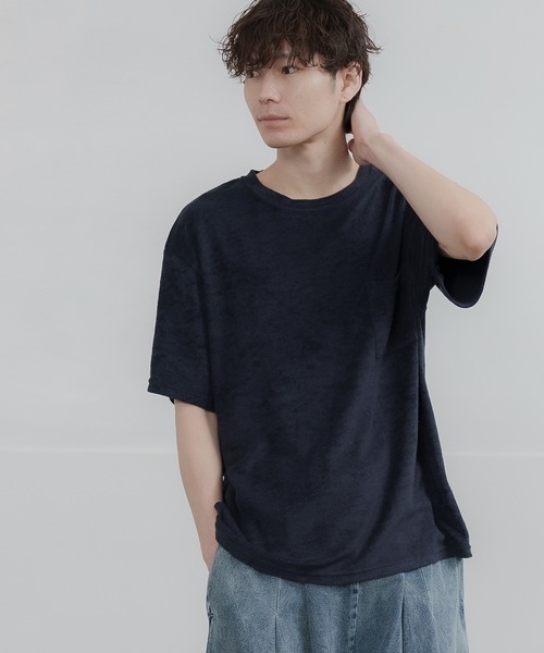 improves(インプローブス)の「接触冷感 パイル 半袖Tシャツ(Tシャツ/カットソー・メンズ・ホワイト/ピンク/ベージュ/ネイビー/ブラック・LARGE/X-LARGE/MEDIUM)」の17枚目の写真