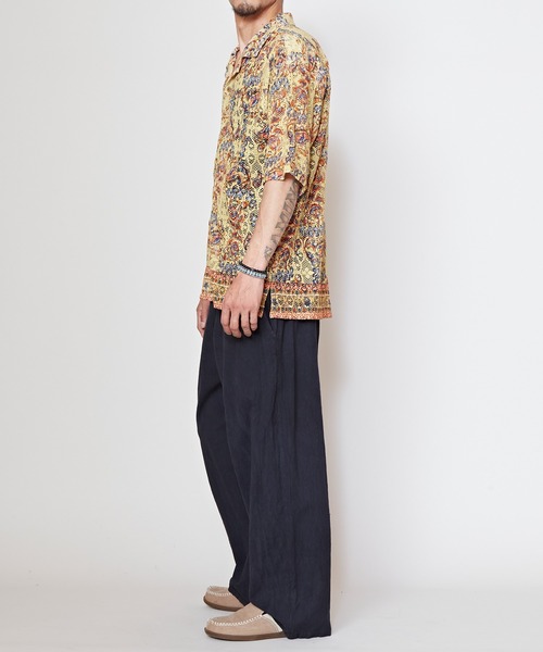 チャイハネ（チャイハネ）の「【チャイハネ】ネパールコットンMEN'Sパンツ（その他パンツ・メンズ・ブラック/ライトブルー/ナチュラル・FREE）」の7枚目の写真
