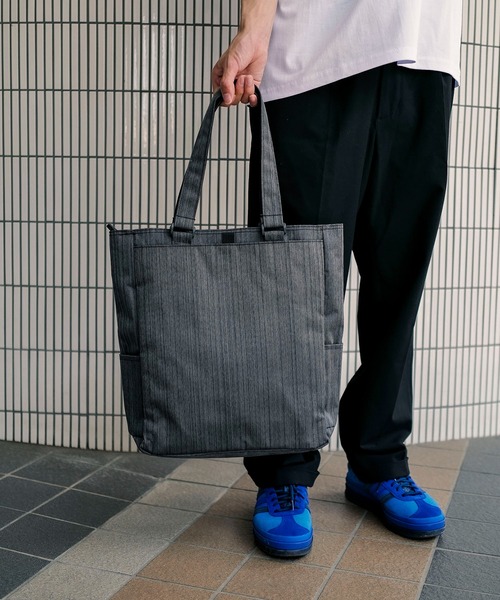 JEANS MATE(ジーンズメイト)の「【NEVEREND/ネバーエンド】草木染風トートバッグ(トートバッグ・メンズ・ブラック/グレー・FREE)」の10枚目の写真