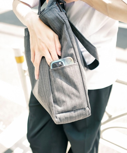 JEANS MATE(ジーンズメイト)の「【NEVEREND/ネバーエンド】草木染風トートバッグ(トートバッグ・メンズ・ブラック/グレー・FREE)」の18枚目の写真