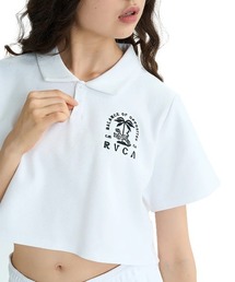 RVCA レディース THAT BALANCE PIQUE SHIRTS 【2025年夏モデル】/ルーカショート丈(短丈)ポロシャツ